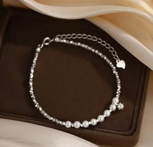 Beauty Pearl Gümüş Bileklik