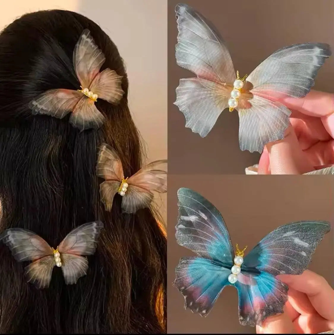 Kelebek 3'lü Toka Set