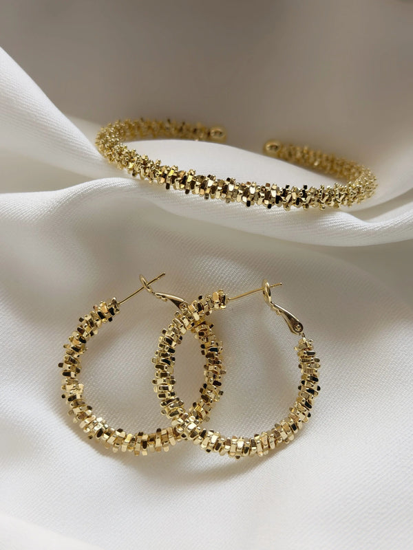 Gold Tasarım Halka Set Vintage Aksesuar