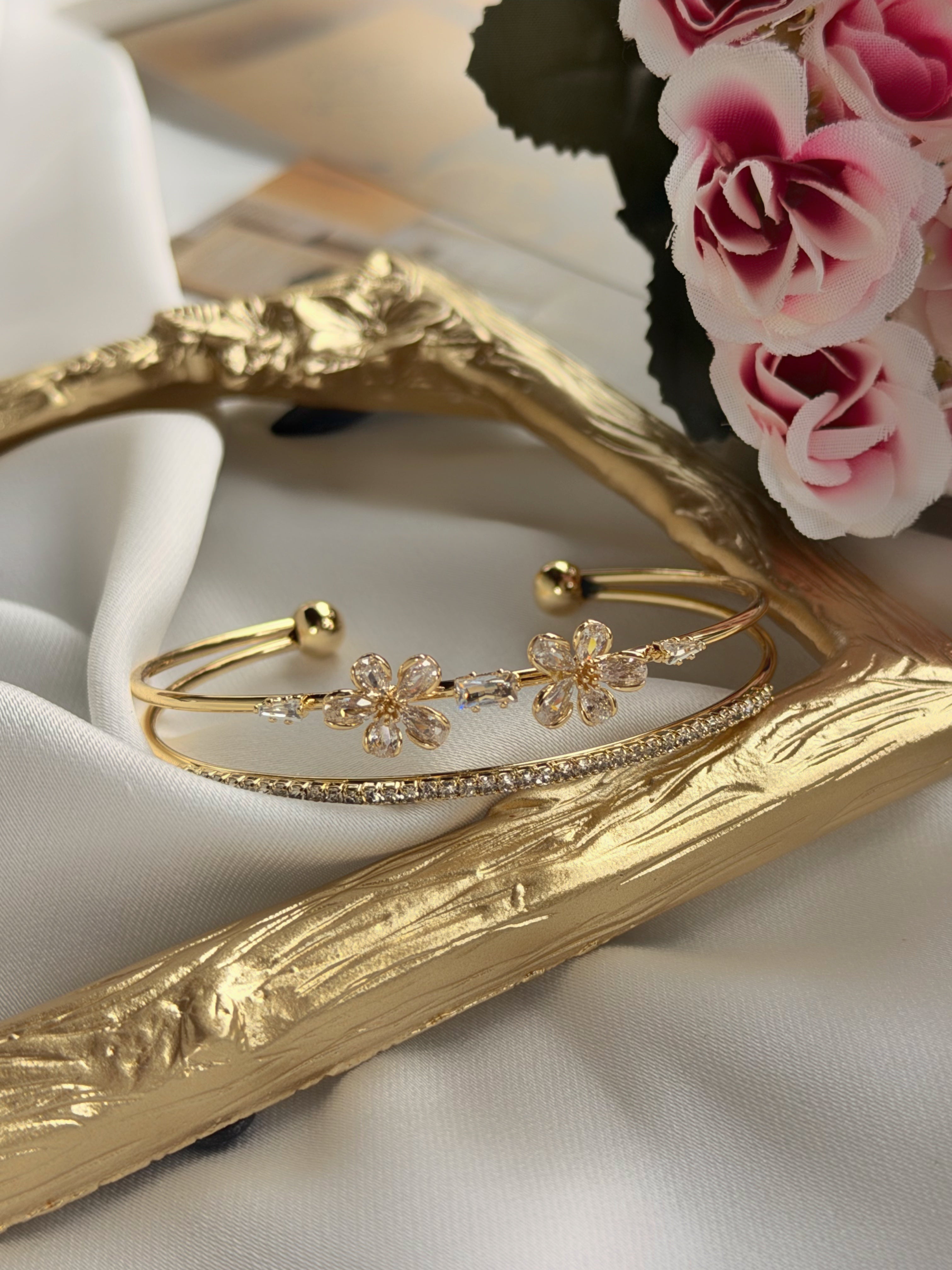 Günışığı Çiçeği Tasarım Vintage Halka Bileklik