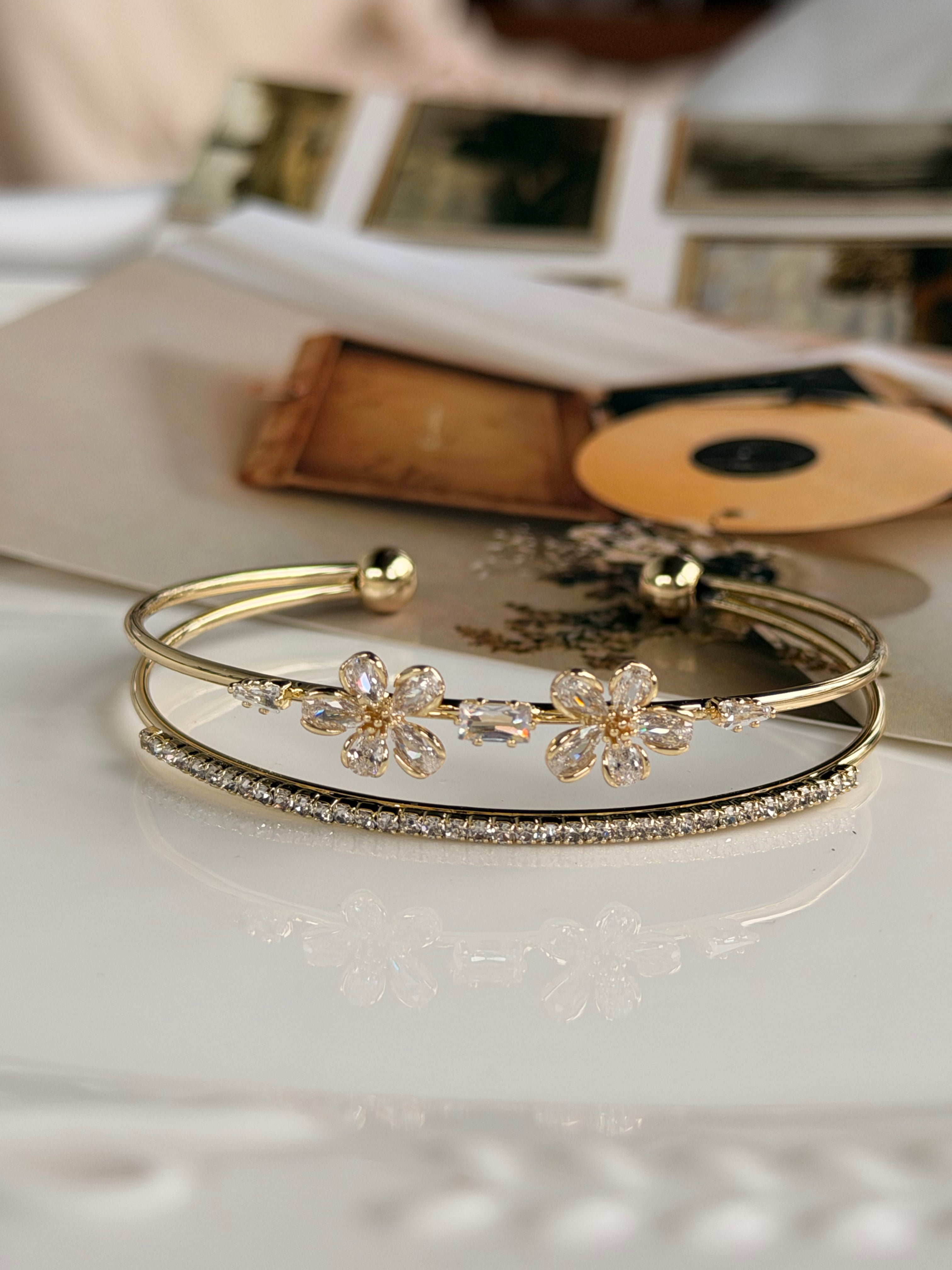 Günışığı Çiçeği Tasarım Vintage Halka Bileklik