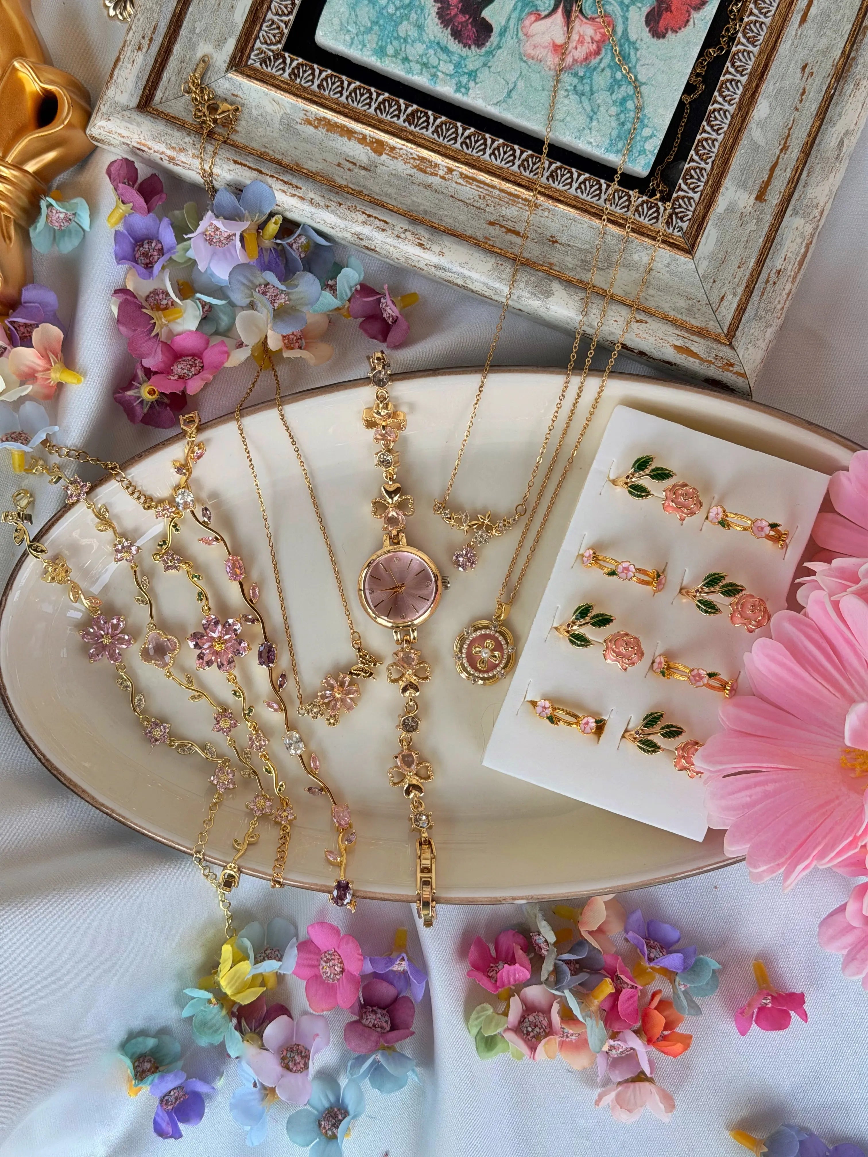 Vintage Pembe Kombin Vintage Aksesuar