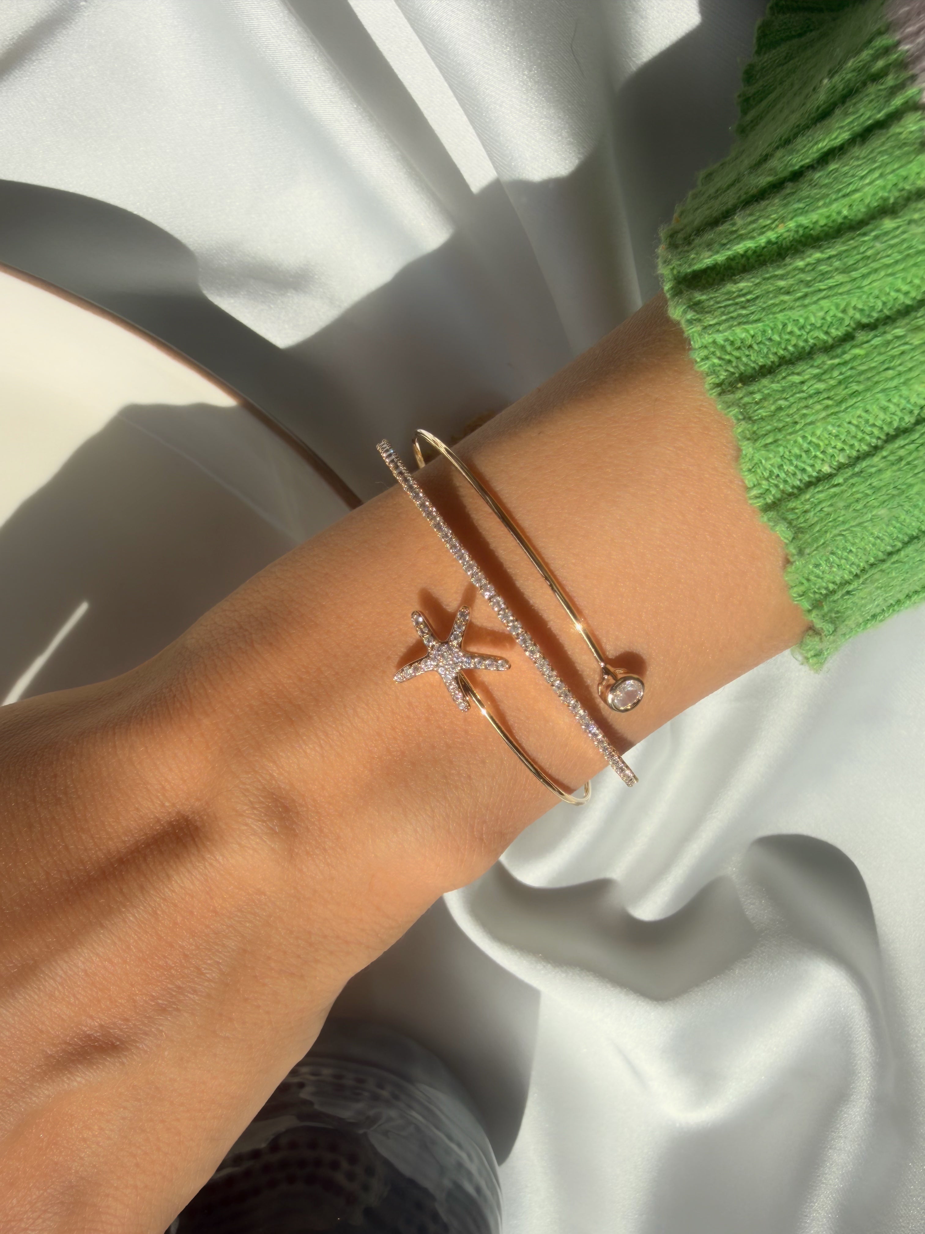 Deniz Yıldızı Tasarım Halka Bileklik