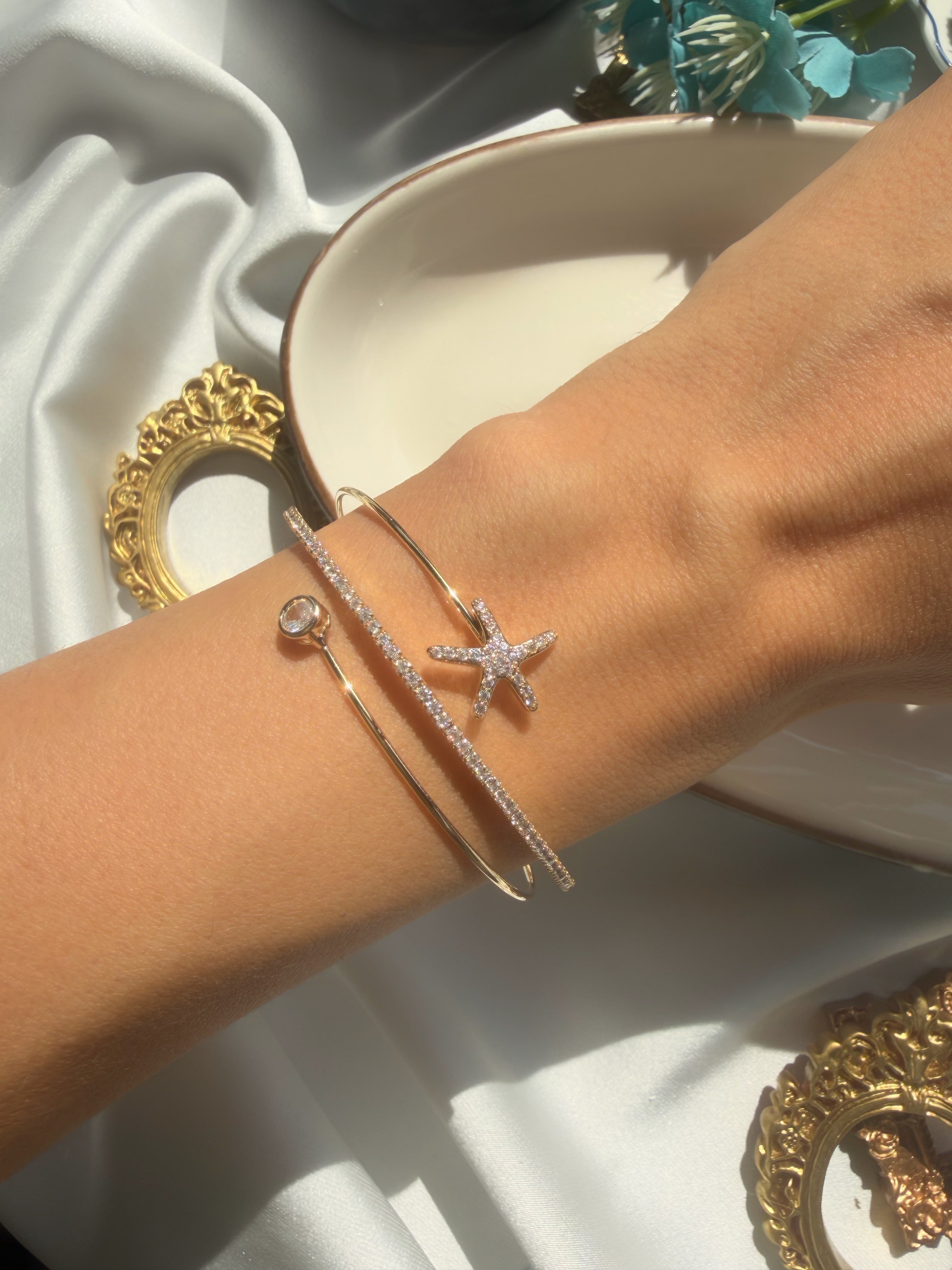 Deniz Yıldızı Tasarım Halka Bileklik