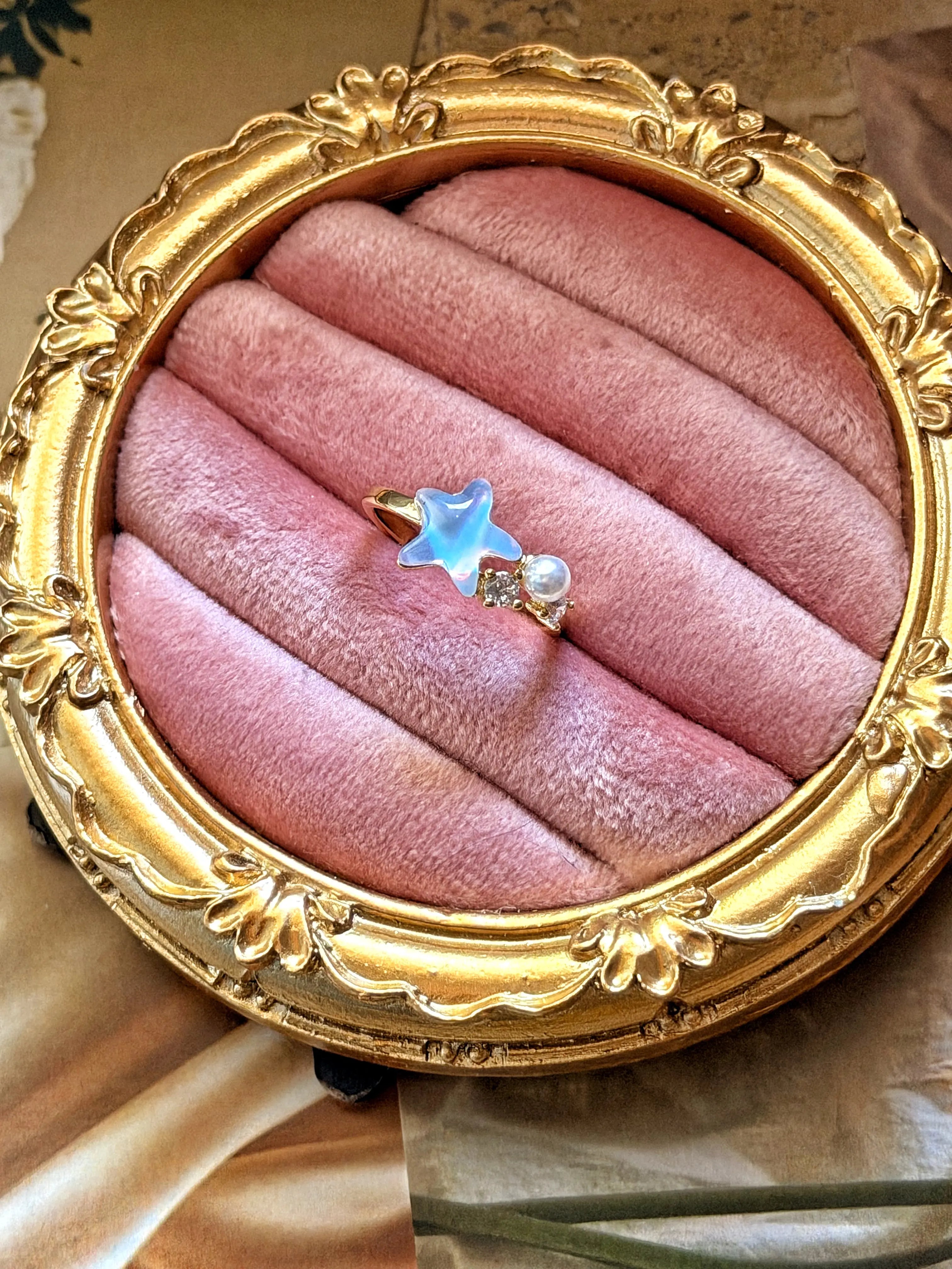 Opal Yıldız Vintage Yüzük Vintage Aksesuar