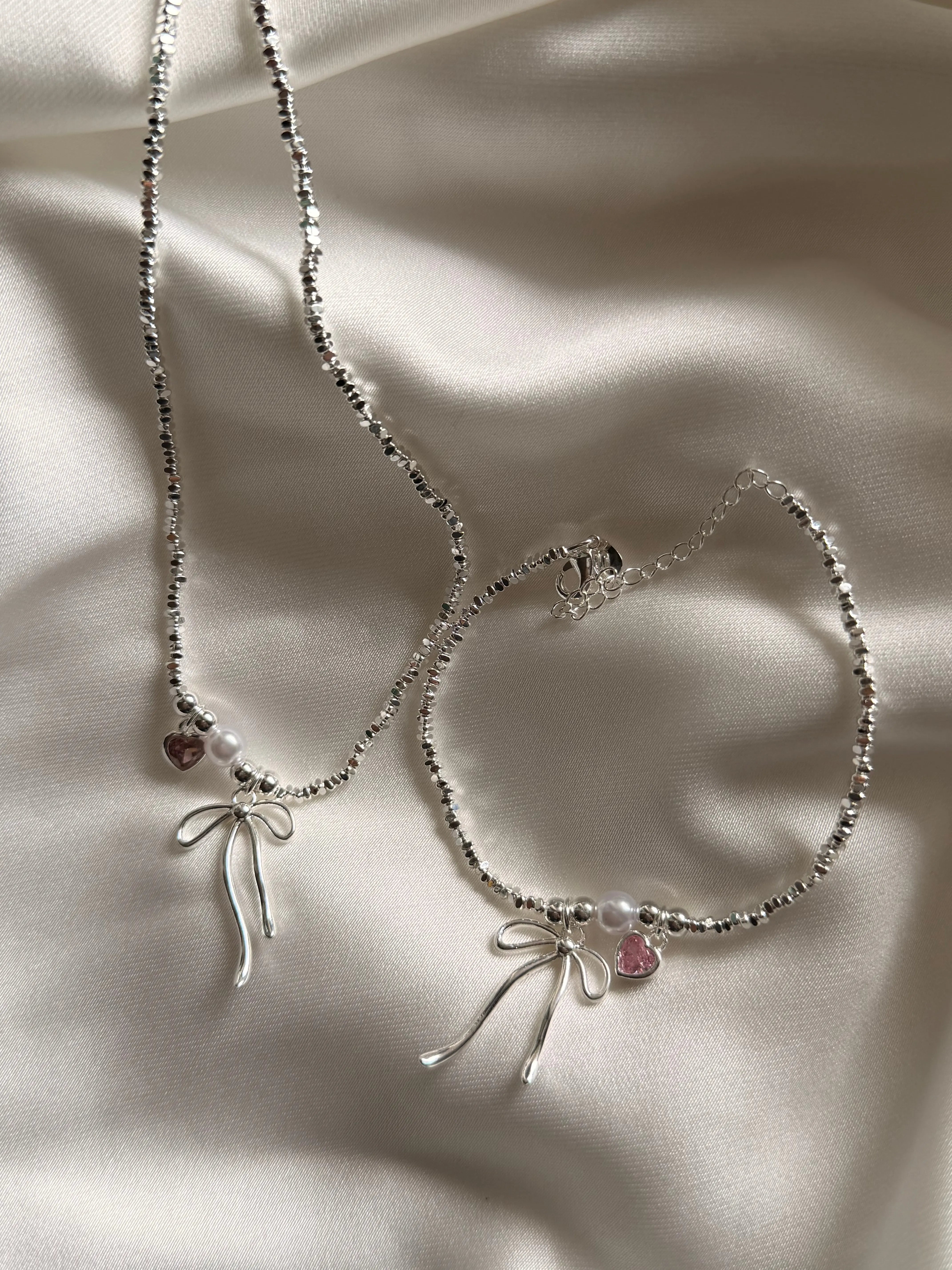 Sweet Heart Fiyonk Set Vintage Aksesuar