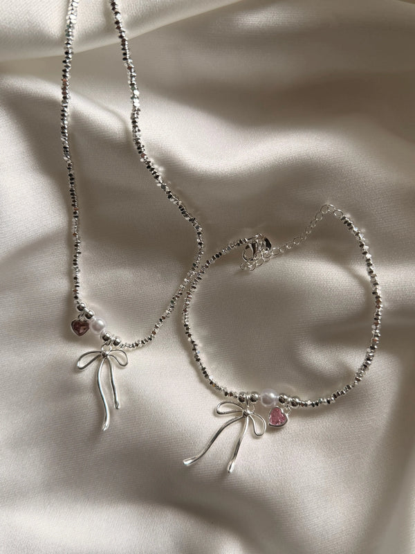 Sweet Heart Fiyonk Set Vintage Aksesuar