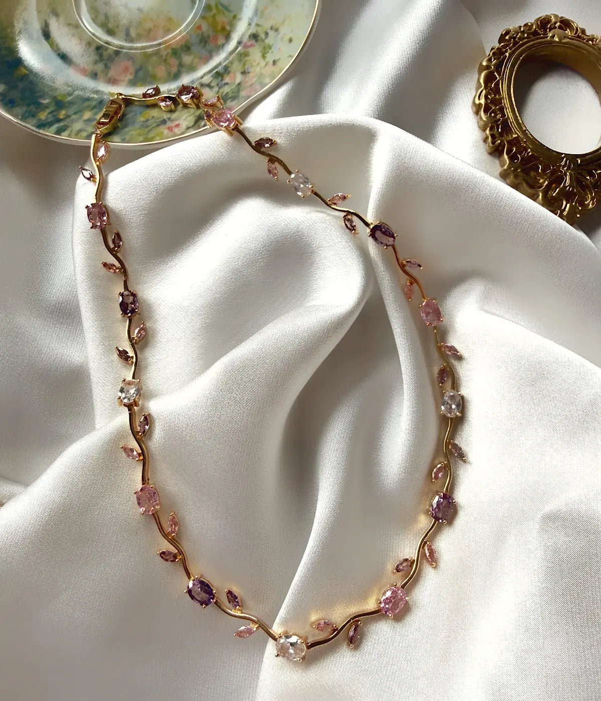 Violette Gold Vintage Kolye Vintage Aksesuar