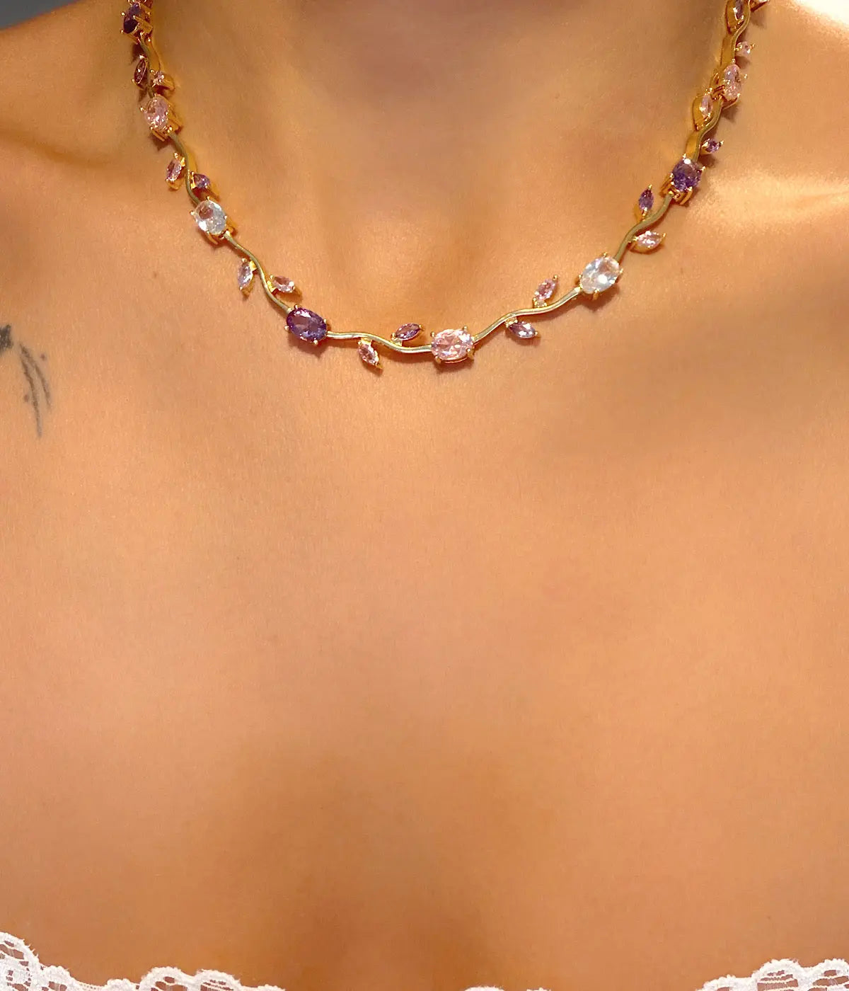 Violette Gold Vintage Kolye Vintage Aksesuar