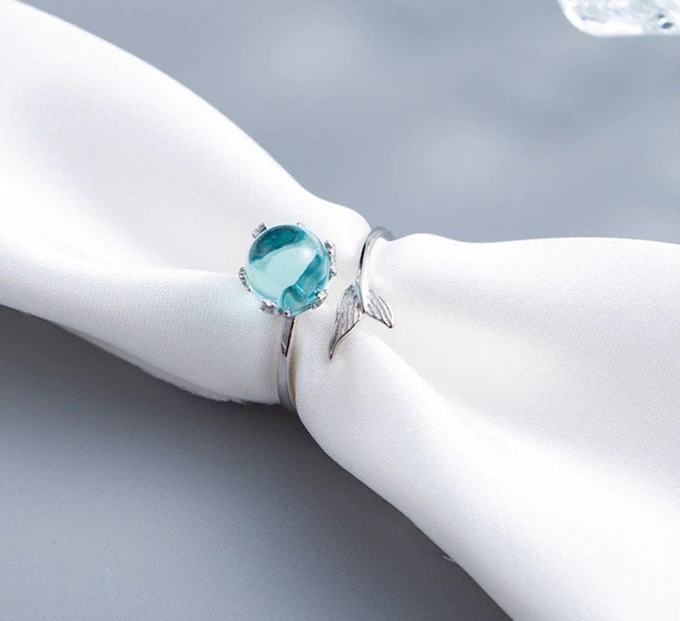 Deniz Kızı Gümüş Yüzük