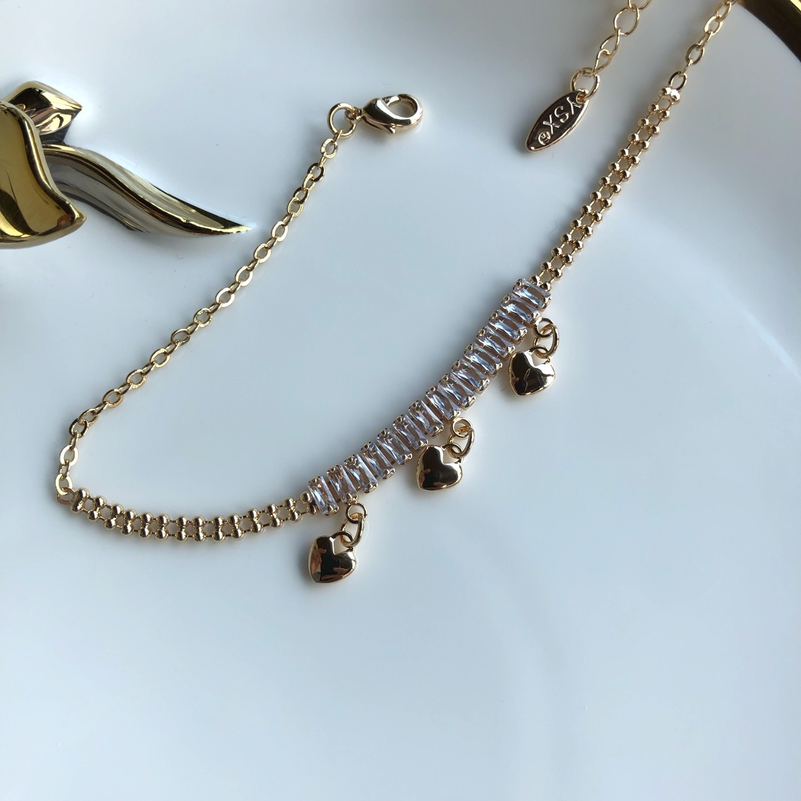 Kalp Tasarım Çelik Halhal