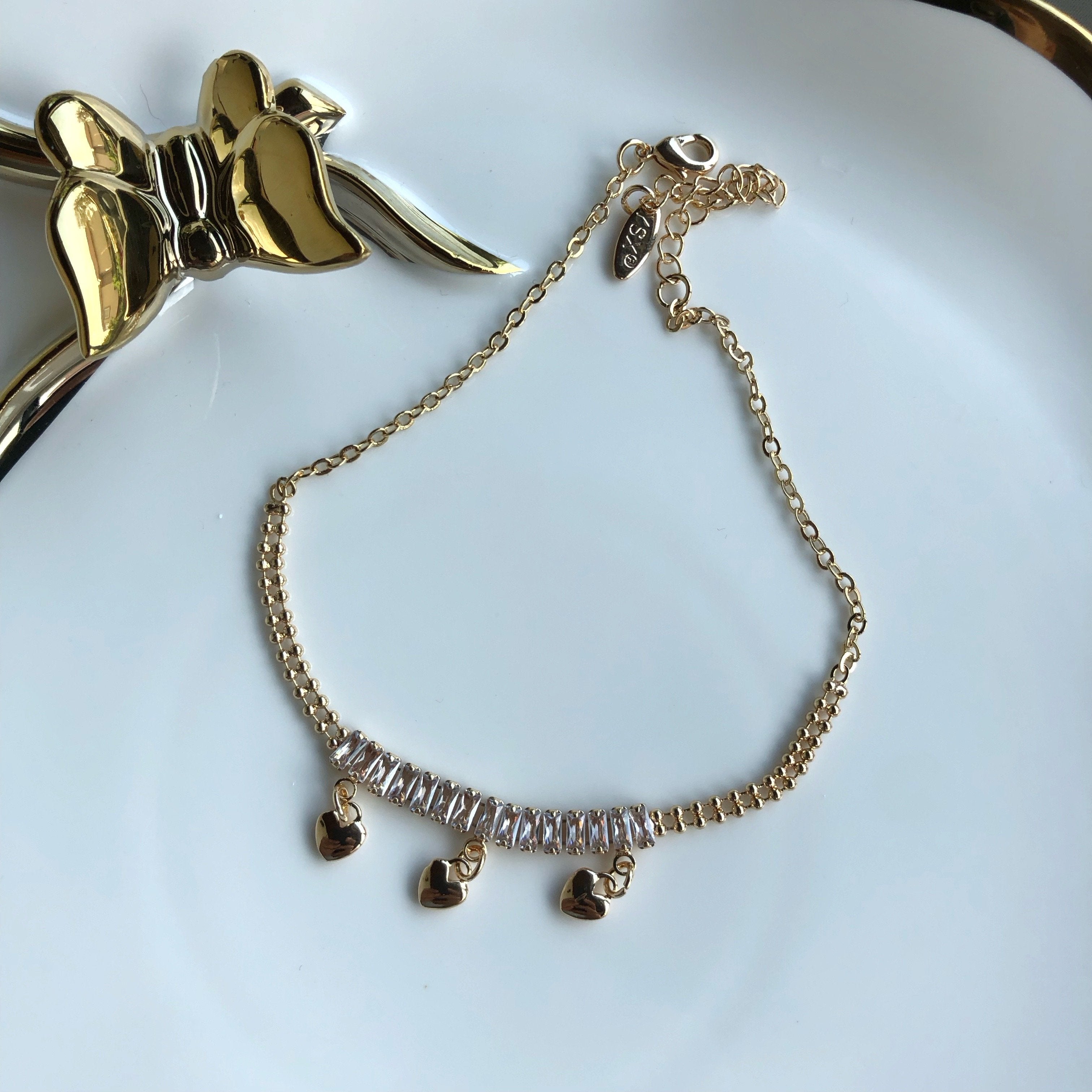 Kalp Tasarım Çelik Halhal