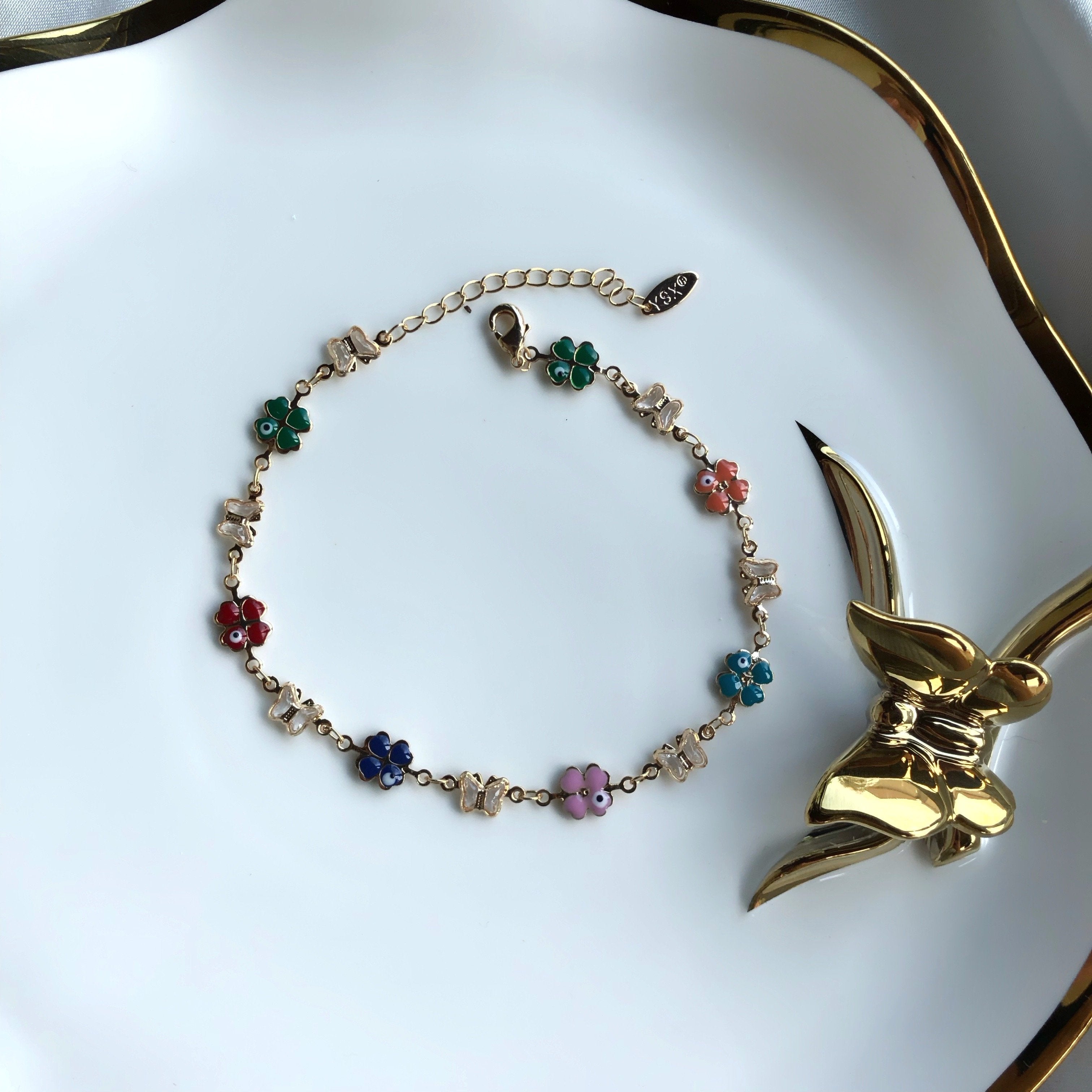 Renkli Yonca Tasarım Halhal