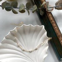 Zarif İnci Tasarım Gold Bileklik