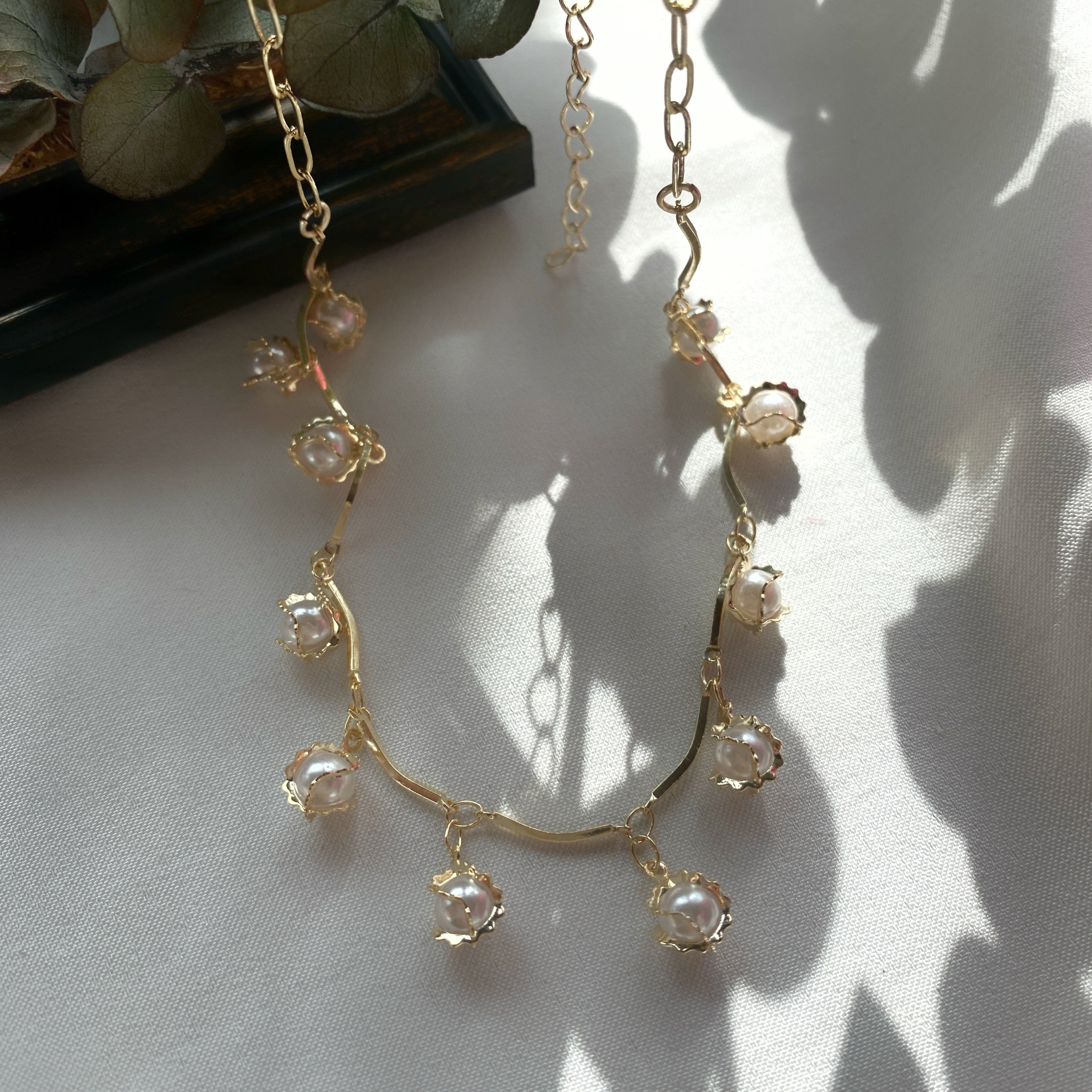 Vintage İnci Tasarım Kolye