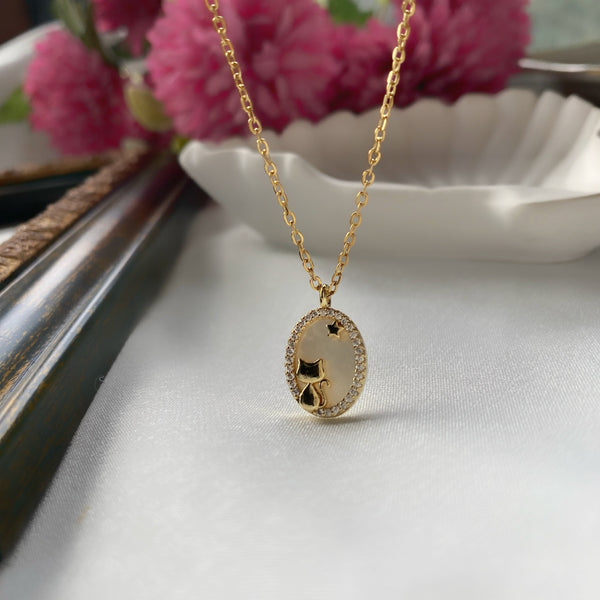 Lovely Cat Çelik Kolye