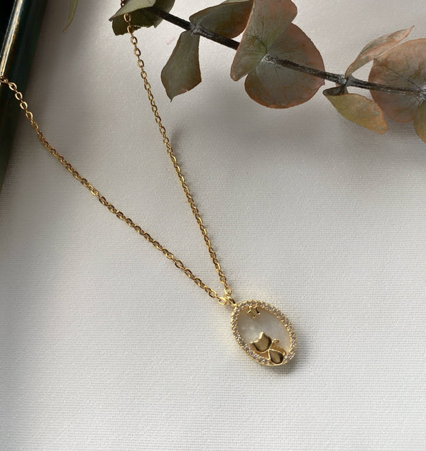 Lovely Cat Çelik Kolye