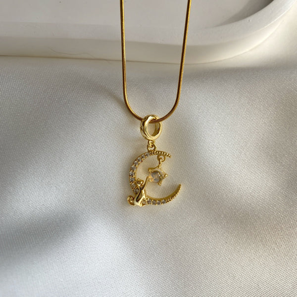 Kedi Tasarım Çelik Kolye