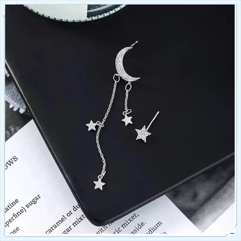 Moon and Star Küpe