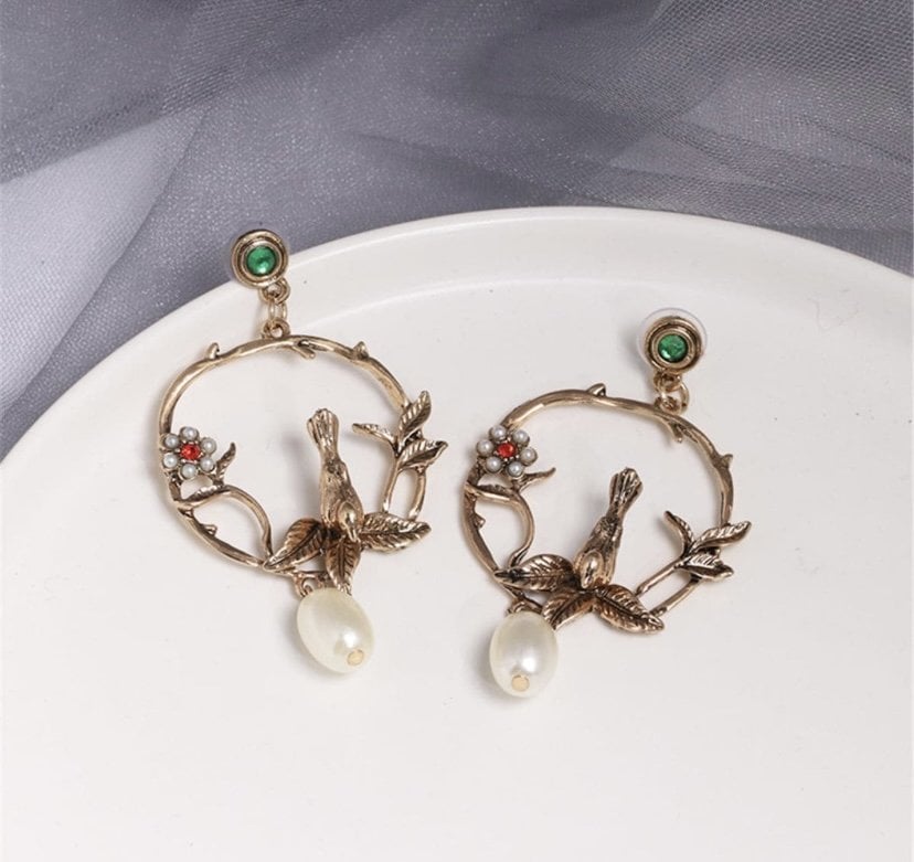 Vintage Tasarım Küpe