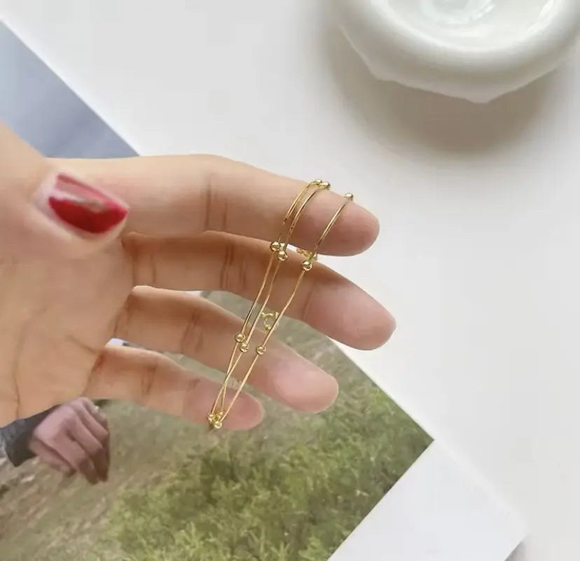 Gold Katmanlı Çelik Bileklik