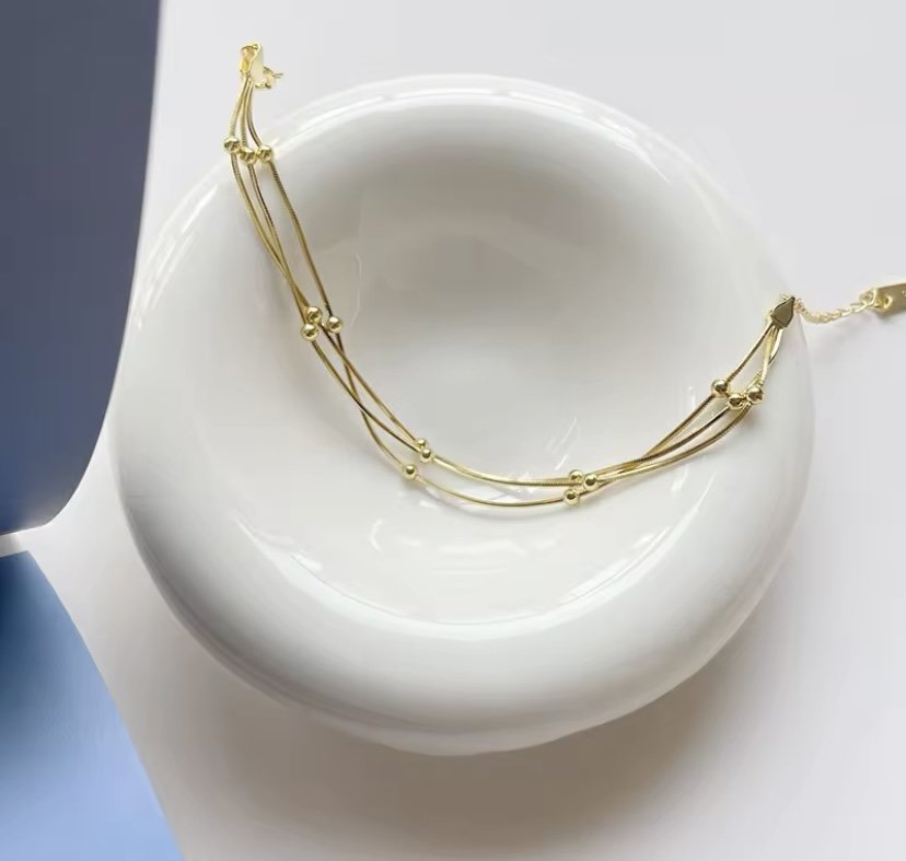 Gold Katmanlı Çelik Bileklik