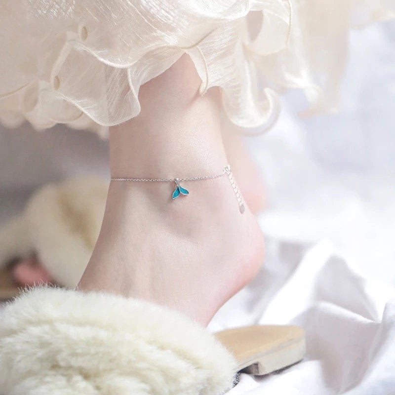 Blue Tail Gümüş Halhal