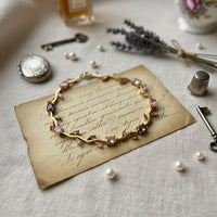 Violette Gold Vintage Bileklik